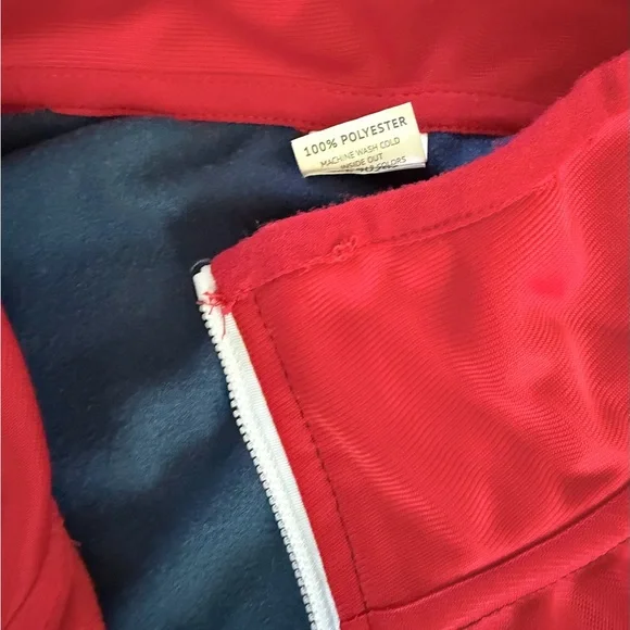 Chicago White Sox Vintage Red, Navy & White Bomber-Style Track Jacket - Picture 5 of 6